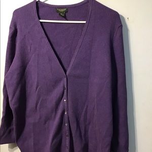 3X Purple Sweater
